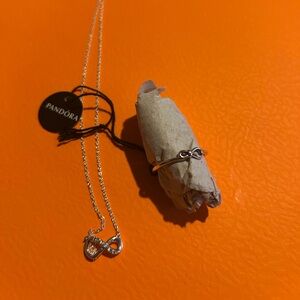 Pandora Silver Infiniti Necklace Set